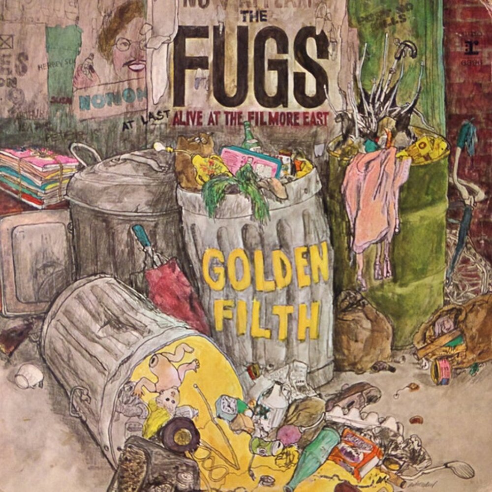 fugs golden filth live at fillmore east  mint 1970 lp - nyc punk folk art rock